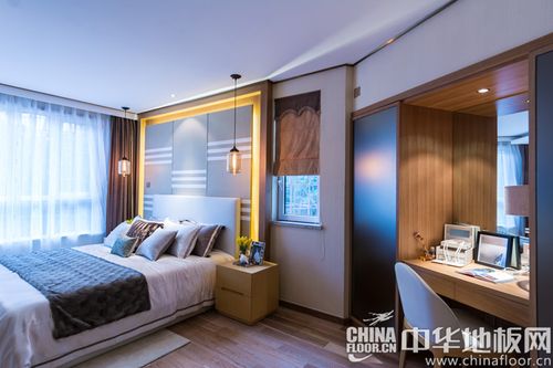 棕色系地板装修效果图